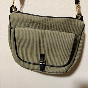 Vera Bradley Olive Quilted Crossbody Bag